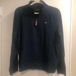 Like New Vineyard Vines Navy Pullover Sweatshirt